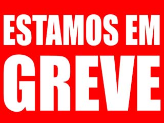 Em greve