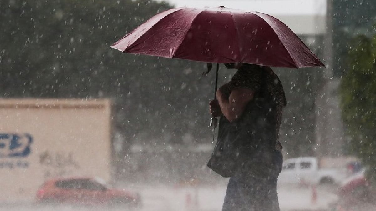 Chuva no Plano Piloto em Brasília