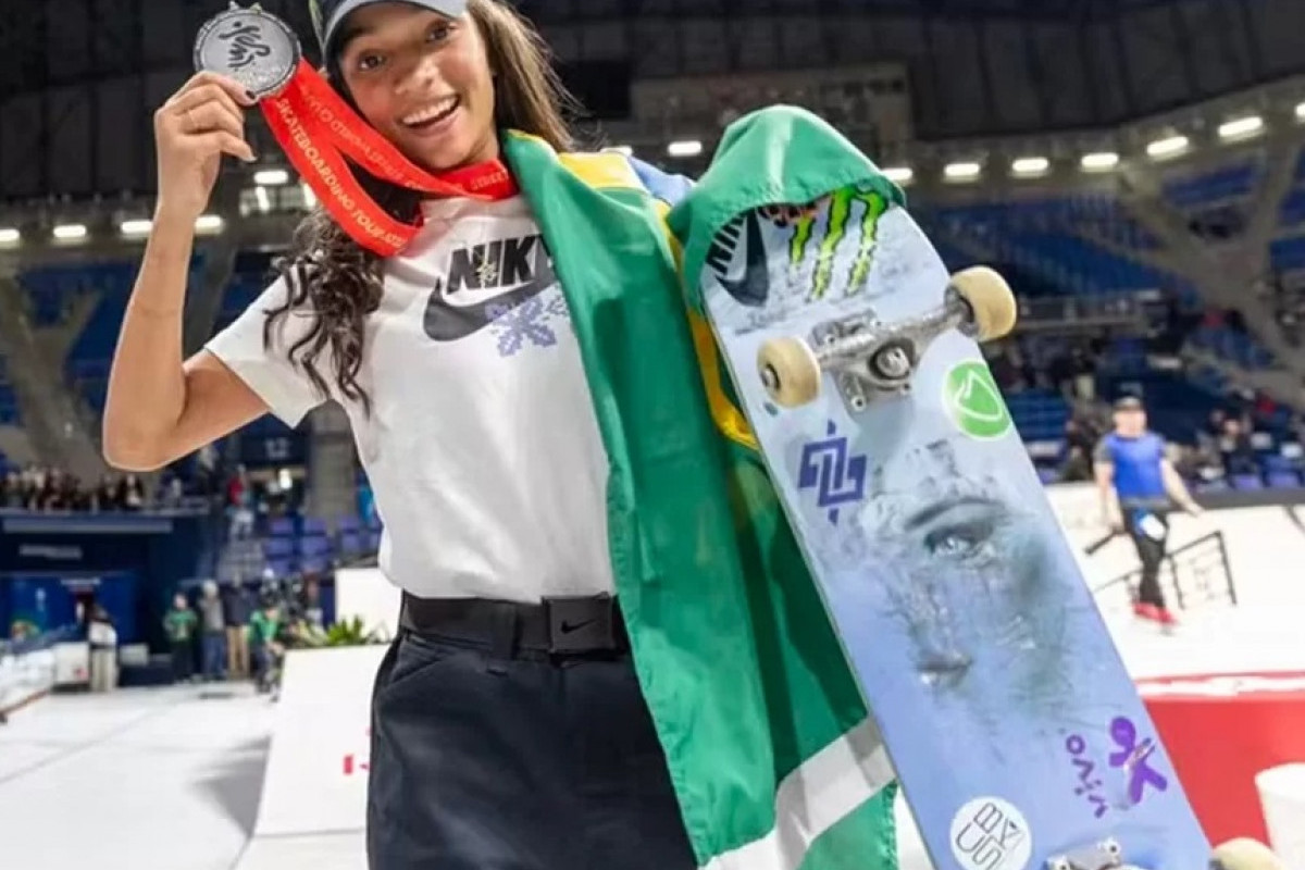 Rayssa Leal é prata na final do Mundial de Skate Street 2023 em Tóquio