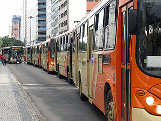 ônibus parado