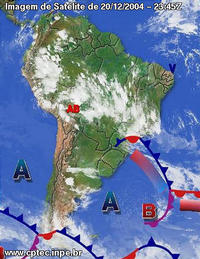 Imagem de Sat?lite (20/12/04), retirada do site www.cptec.inpe.br