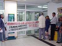 Foto da Paralisa??o no Banco Real ABN