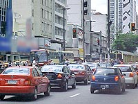 Foto da vista de Juiz de Fora. Tempo aberto