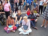 Foto da manifestação