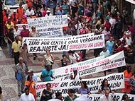 Foto da manifestação