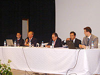 Foto da coletiva dos bombeiros