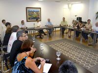 Foto da reunião entre PJF e Comissão de Cidadania