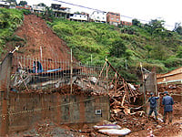 Casa onde vítimas estavam no bairro Vila Ideal