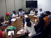 Foto da reunião no Incra