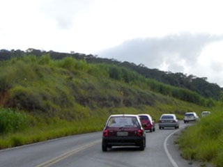 Foto de movimento nas estradas