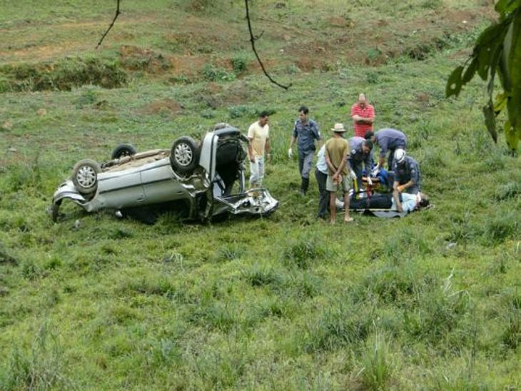 Acidente próximo a Muriaé