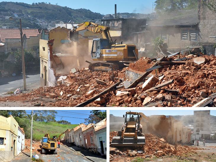 Casas demolidas do Poço Rico