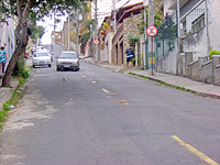 Foto da  rua Osaldo Aranha