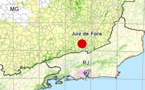 Mapa dos Remanescentes em Juiz de Fora