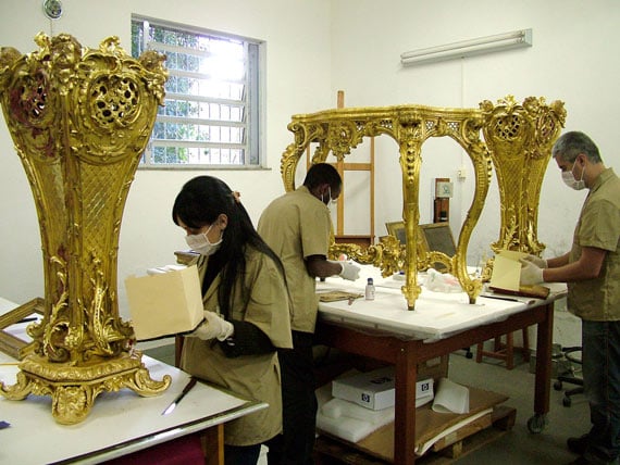 Preparação exposição Doce França