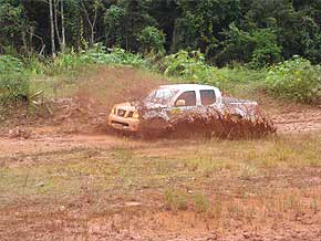 Foto da equipe de rally