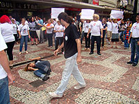 Evento no Calçadão