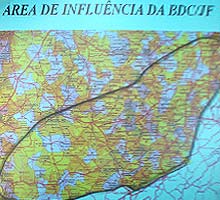 slide apresentando a area de abrandeg?ncia da BCD/JF