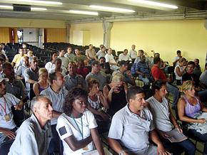 Foto do curso de monitoramento da dengue