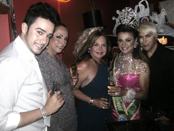 Thenner Freitas, Fernanda Müller, Baby Mancini, a Miss brasil Gay 2011, Raika Bittencourt e Celso Maranhão