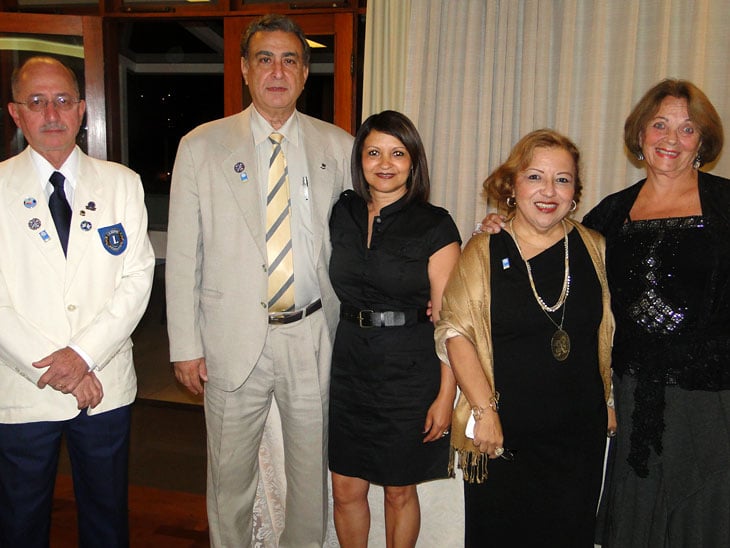 Luciano Ferreira da Costa, José Paulo Junqueira (com Therezinha), Nilza Domingues e Graviola Agrives