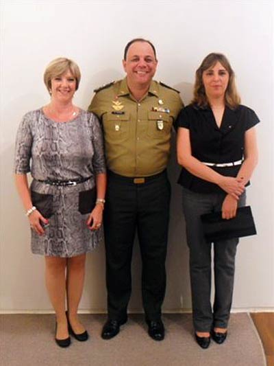 Sueli Navarro, Tenente Coronel Jorge Fernando Rezende e Sandra Auxiliadora, REVEN 06