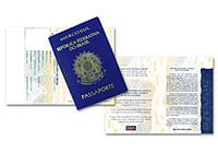 Foto de passaporte modelo novo