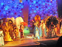 Foto do palco no Miss Gay 2008